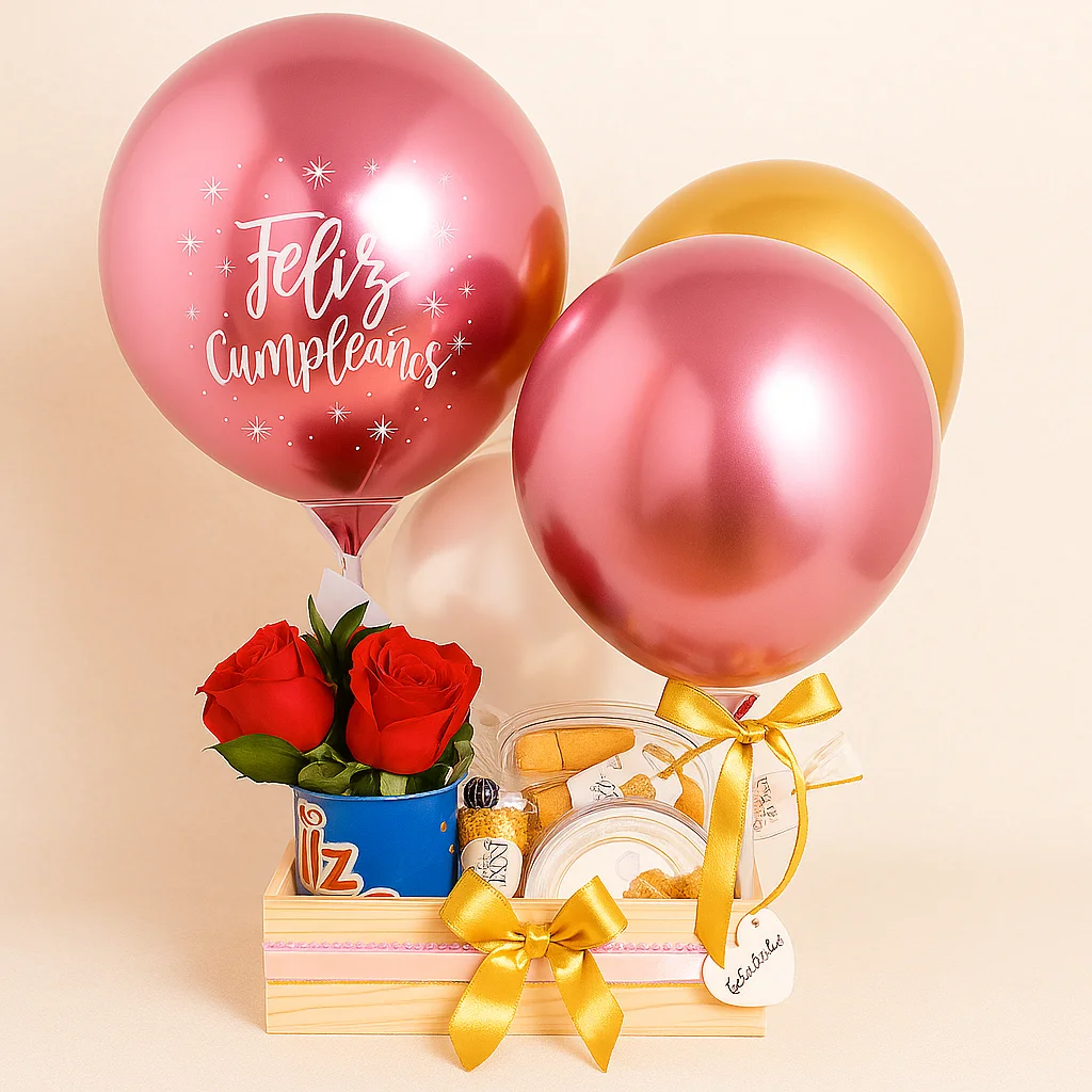 Celebración Especial - Con Flores y Mug