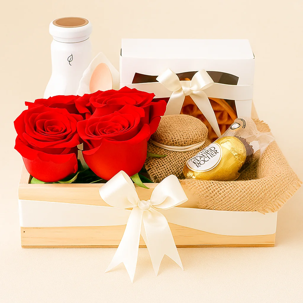 Dulce Amanecer - Wafles con Rosas